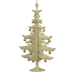 KAEMINGK Addobbi Natalizi-Abete da appendere (H13 cm) Campanelli di Natale Menta bianca
