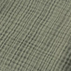 Accappatoio da bagno in garza di cotone L/XL Gaia Verde rosmarino