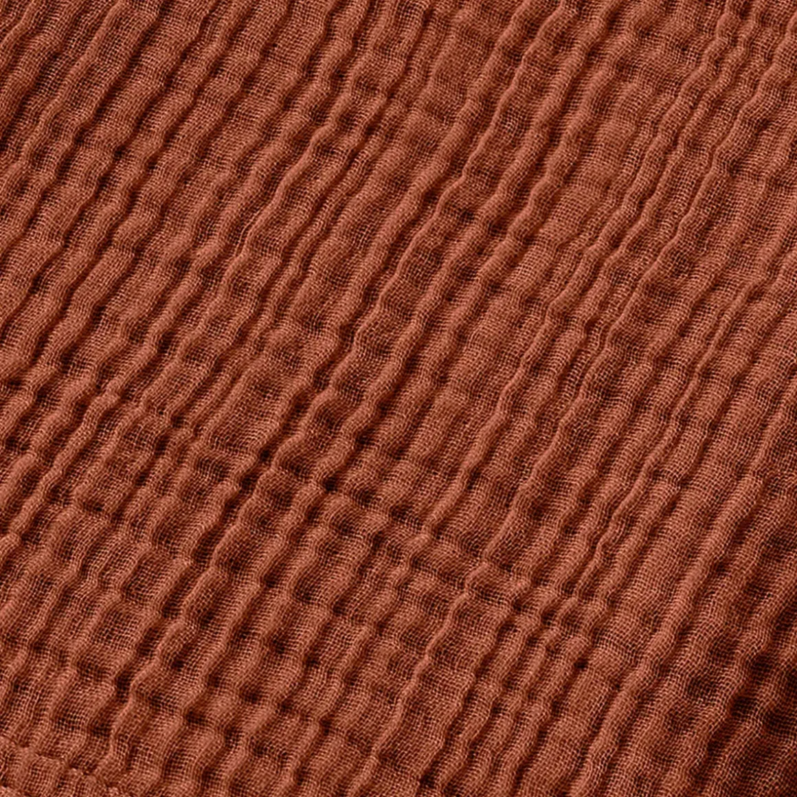 Accappatoio da bagno in garza di cotone S/M Gaia Terracotta