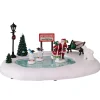 LEMAX Villagio Di Natale Lemax-Accessorio animato (H13 cm) Pista di pattinaggio al Polo Nord