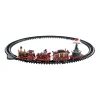 LEMAX Treno Decorativo E Elettrico|Villagio Di Natale Lemax-Accessorio a pile Piccolo Trenino musicale Polo Nord