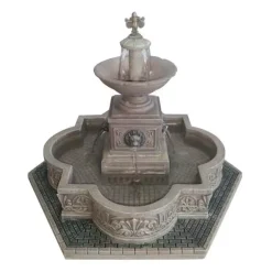LEMAX Villagio Di Natale Lemax-Accessorio Fontana d'acqua modulare Plaza