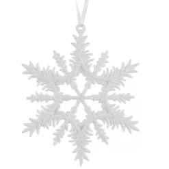 KAEMINGK Addobbi Natalizi-Addobbo natalizio da appendere (D13 cm) Fiocco di neve scintillante ghiacciato