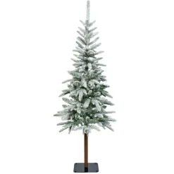 EMINZA Albero Di Natale Artificiale|Alberi Di Natale Grande Dimensione-Albero di Natale artificiale (H240 cm) Glockner Verde innevato