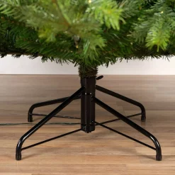 EMINZA Albero Di Natale Artificiale|Alberi Di Natale Grande Dimensione-Albero di Natale artificiale luminoso 700 LED H240 cm Glorious Verde abete