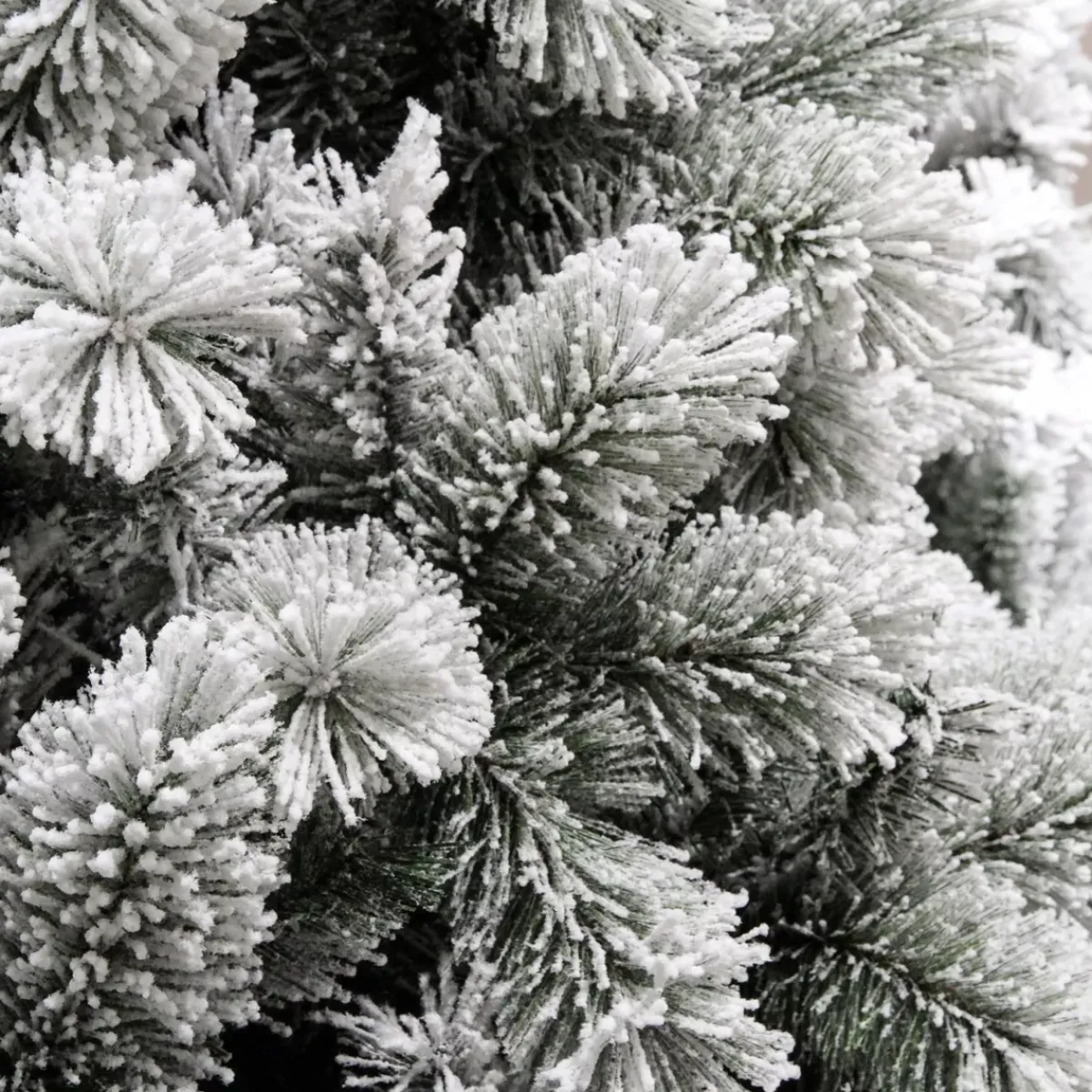 EMINZA Albero Di Natale Artificiale|Alberi Di Natale Grande Dimensione-Albero di Natale artificiale Edmonton Alt. 210 cm Verde innevato