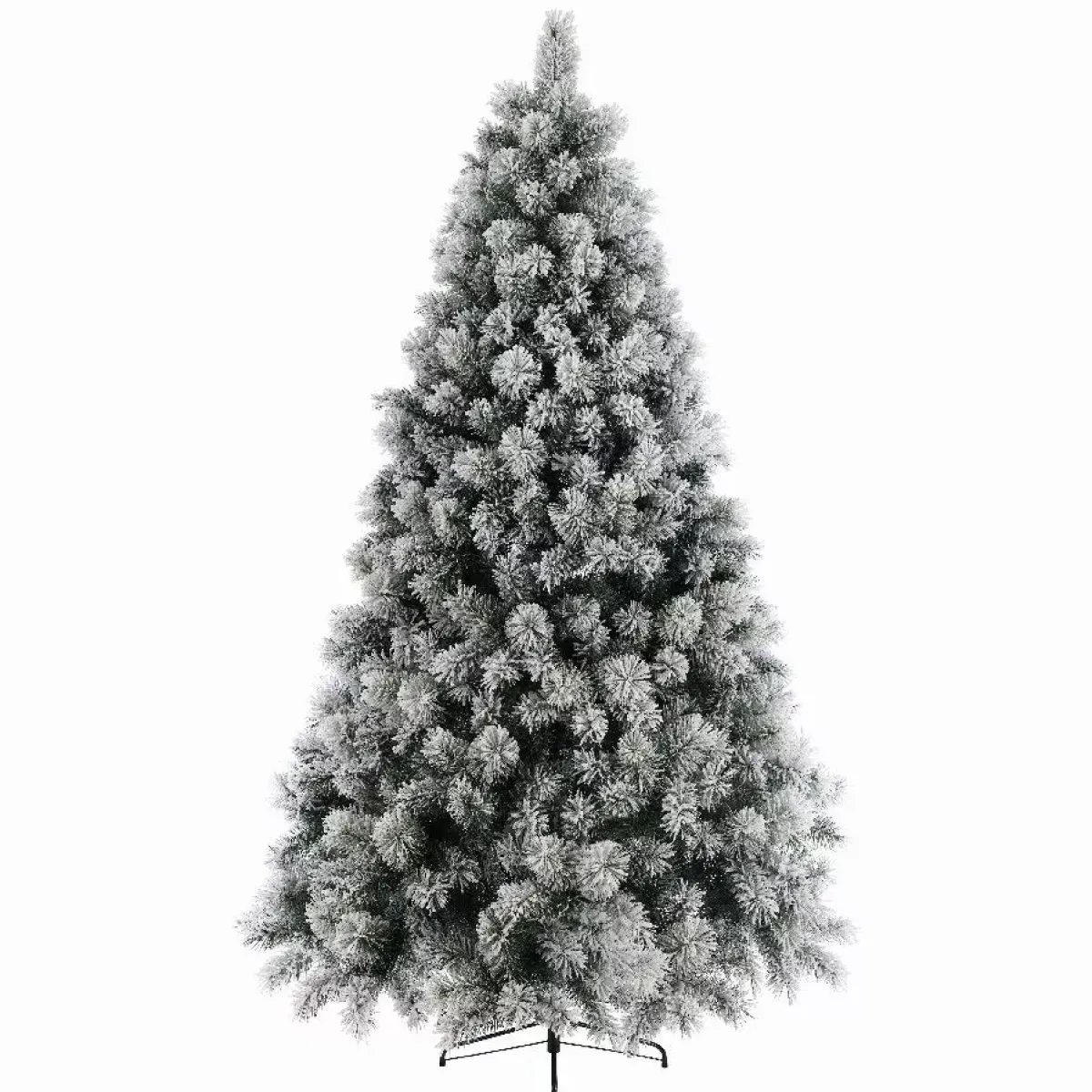 EMINZA Albero Di Natale Artificiale|Alberi Di Natale Grande Dimensione-Albero di Natale artificiale Edmonton Alt. 210 cm Verde innevato