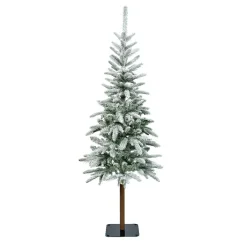 EMINZA Albero Di Natale Artificiale|Alberi Di Natale Grande Dimensione-Albero di Natale artificiale (H210 cm) Glockner Verde innevato