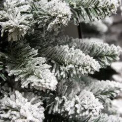 EMINZA Albero Di Natale Artificiale-Albero di Natale artificiale Narrow Alt. 150 cm Verde innevato