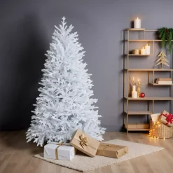 EMINZA Albero Di Natale Artificiale-Albero di Natale artificiale H180 cm Quebec Bianco