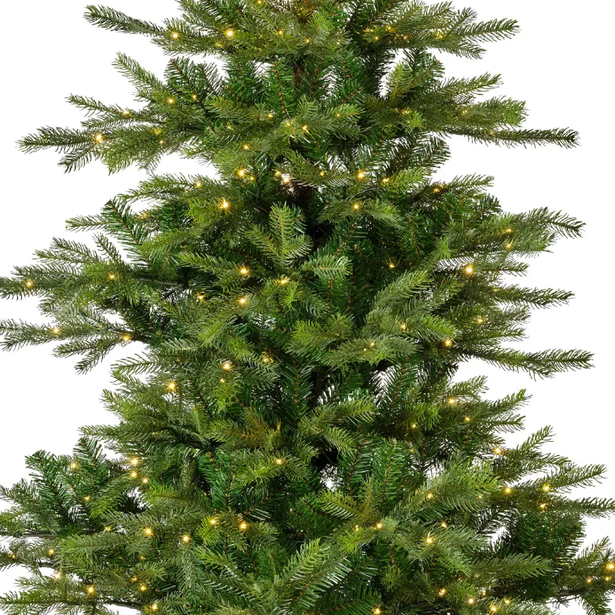 EMINZA Albero Di Natale Artificiale-Albero di Natale artificiale luminoso 250 LED H150 cm Glorious Verde abete