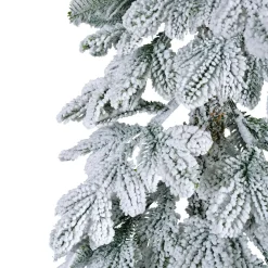 EMINZA Albero Di Natale Artificiale-Albero di Natale artificiale Sierra Alt. 120 cm Verde innevato