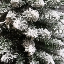 EMINZA Albero Di Natale Artificiale|Alberi Di Natale Grande Dimensione-Albero di Natale artificiale Narrow Alt. 240 cm Verde innevato