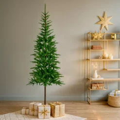 EMINZA Albero Di Natale Artificiale|Alberi Di Natale Grande Dimensione-Albero di Natale artificiale (H210 cm) Glockner Verde abete