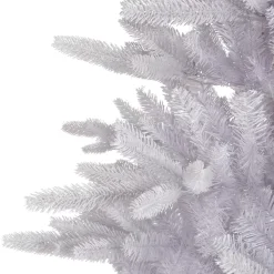 EMINZA Albero Di Natale Artificiale|Alberi Di Natale Grande Dimensione-Albero di Natale artificiale H210 cm Odense Bianco iridescente e glitterato