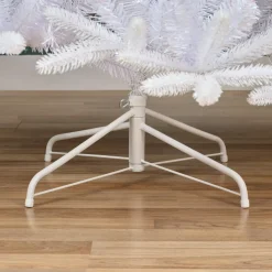 EMINZA Albero Di Natale Artificiale|Alberi Di Natale Grande Dimensione-Albero di Natale artificiale H210 cm Odense Bianco iridescente e glitterato