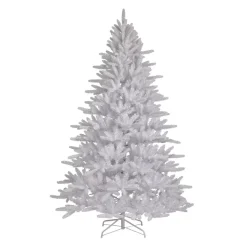 EMINZA Albero Di Natale Artificiale-Albero di Natale artificiale H180 cm Odense Bianco iridescente e glitterato