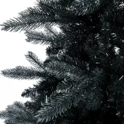 EMINZA Albero Di Natale Artificiale|Alberi Di Natale Grande Dimensione-Albero di Natale artificiale (H210 cm) Monaco Nero