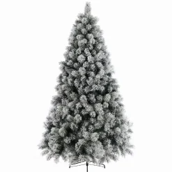 EMINZA Albero Di Natale Artificiale|Alberi Di Natale Grande Dimensione-Albero di Natale artificiale Edmonton Alt. 240 cm Verde innevato