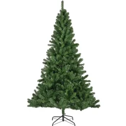 EMINZA Albero Di Natale Artificiale|Alberi Di Natale Grande Dimensione-Albero di Natale artificiale King Alt. 240 cm Verde abete