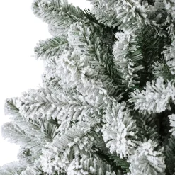 EMINZA Albero Di Natale Artificiale|Alberi Di Natale Grande Dimensione-Albero di Natale artificiale H300 cm King Verde innevato