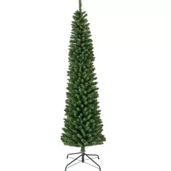 EMINZA Albero Di Natale Artificiale|Alberi Di Natale Grande Dimensione-Albero di Natale artificiale Narrow Alt. 180 cm Verde abete