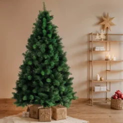 EMINZA Albero Di Natale Artificiale|Alberi Di Natale Grande Dimensione-Albero di Natale artificiale Edmonton Alt. 240 cm Verde abete