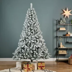 EMINZA Albero Di Natale Artificiale-Albero di Natale artificiale King Alt. 180 cm Verde innevato