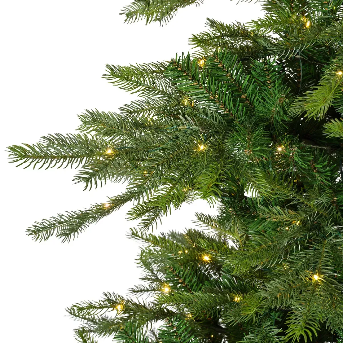 EMINZA Albero Di Natale Artificiale-Albero di Natale artificiale luminoso 400 LED H180 cm Glorious Verde abete
