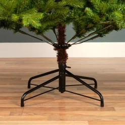 EMINZA Albero Di Natale Artificiale|Alberi Di Natale Grande Dimensione-Albero di Natale artificiale luminoso 430 LED (H210 cm) Allix Verde abete