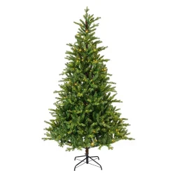 EMINZA Albero Di Natale Artificiale|Alberi Di Natale Grande Dimensione-Albero di Natale artificiale luminoso 740 LED (H270 cm) Allix Verde abete