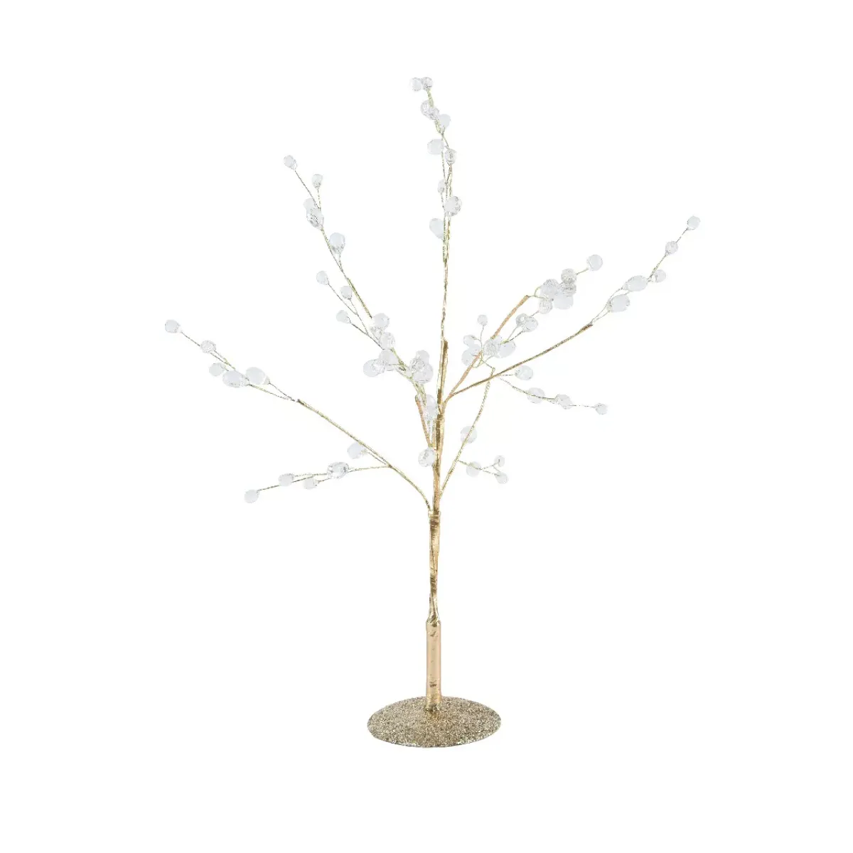 KAEMINGK Centrotavola Natalizi|Decorazioni E Oggetti Natalizi-Albero di Natale da tavolo (H40 cm) Perle madreperlate e glitter