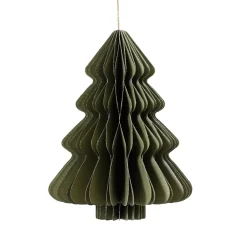 KAEMINGK Decorazioni E Oggetti Natalizi-Albero di Natale di carta da appendere (H40 cm) Chiusura Magnetica