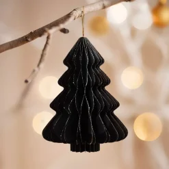 KAEMINGK Addobbi Natalizi|Decorazioni E Oggetti Natalizi-Albero di Natale in carta da appendere (H15 cm) chiusura magnetica