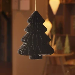 KAEMINGK Addobbi Natalizi|Decorazioni E Oggetti Natalizi-Albero di Natale in carta da appendere (H15 cm) chiusura magnetica