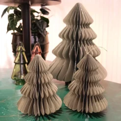 KAEMINGK Addobbi Natalizi|Decorazioni E Oggetti Natalizi-Albero di Natale in carta da appendere (H15 cm) Chiusura Magnetica