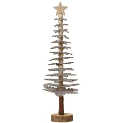 KAEMINGK Decorazioni E Oggetti Natalizi-Albero di Natale in feltro da tavolo (H37 cm) Stile chalet