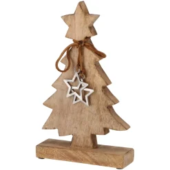 KOOPMAN Decorazioni E Oggetti Natalizi-Albero di Natale in (H30 cm) Natura selvaggia Naturale
