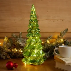 KAEMINGK Decorazioni E Oggetti Natalizi|Oggetti Decorativi E Illuminati-Albero di Natale luminoso con pile 20 LED (H32 cm) Eternel