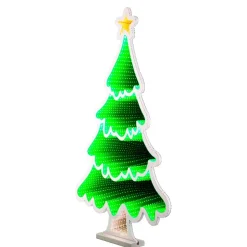 KAEMINGK Decorazioni E Oggetti Natalizi|Oggetti Decorativi E Illuminati-Albero di Natale luminoso 321 LED (H60 cm) Infinity Verde