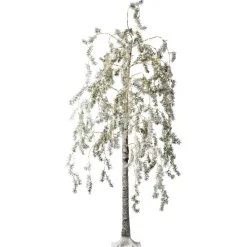 EMINZA Alberi Luminosi-Albero luminoso 600 LED (H180 cm) Betulla innevata