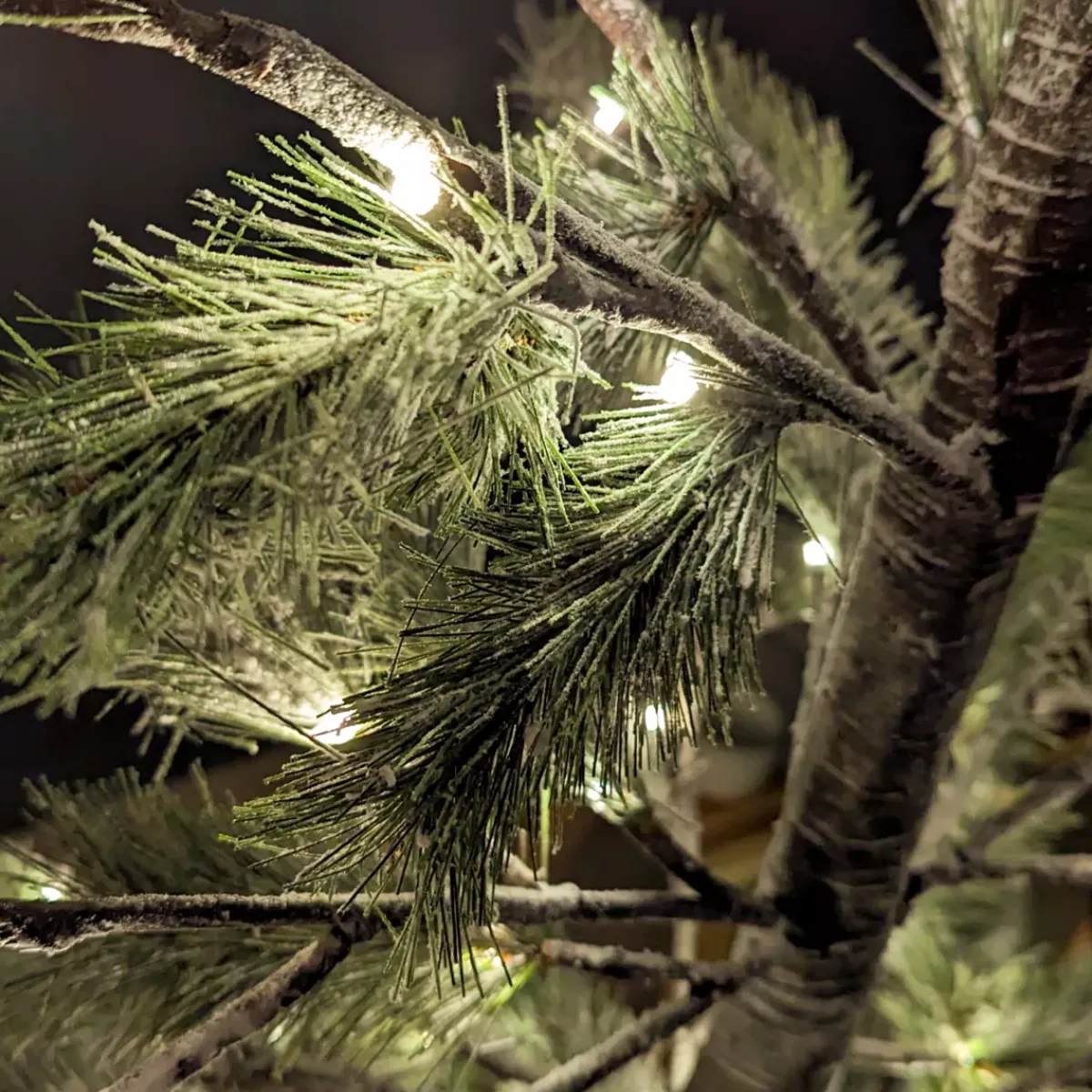EMINZA Alberi Luminosi-Albero luminoso 96 LED (H180 cm) Pino Clarius innevato