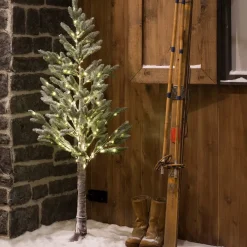EMINZA Alberi Luminosi-Albero luminoso 96 LED (H180 cm) Pino Clarius innevato
