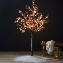 EMINZA Alberi Luminosi|Personaggi E Oggetti Grande Dimensione-Albero luminoso 96 LED (H180 cm) Quercia innevata