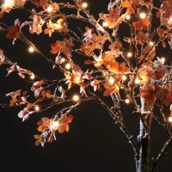 EMINZA Alberi Luminosi|Personaggi E Oggetti Grande Dimensione-Albero luminoso 96 LED (H180 cm) Quercia innevata