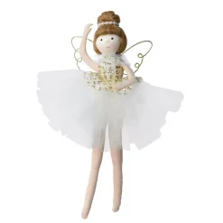 KAEMINGK Addobbi Natalizi-Angelo di Natale da appendere (H20 cm) Ballerina Dorata