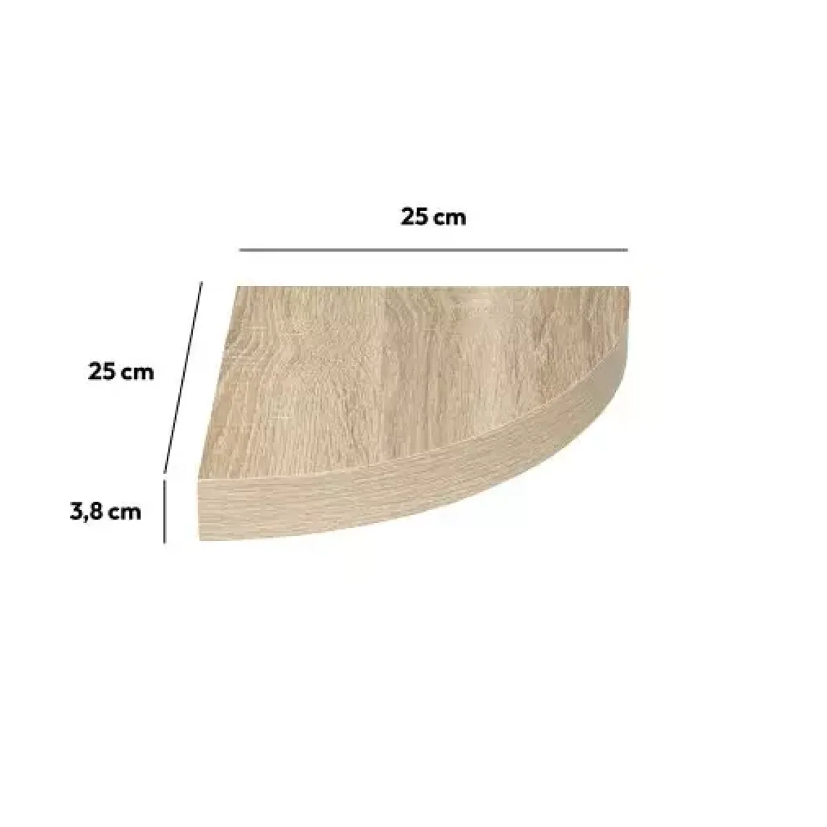 5 Five Simply Smart Mensole-Angoliera Fixy Rovere Naturale