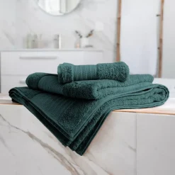 EMINZA Biancheria Bagno|Asciugamani Bagno-Asciugamano bagno cotone bio (50 x 90 cm) Méline