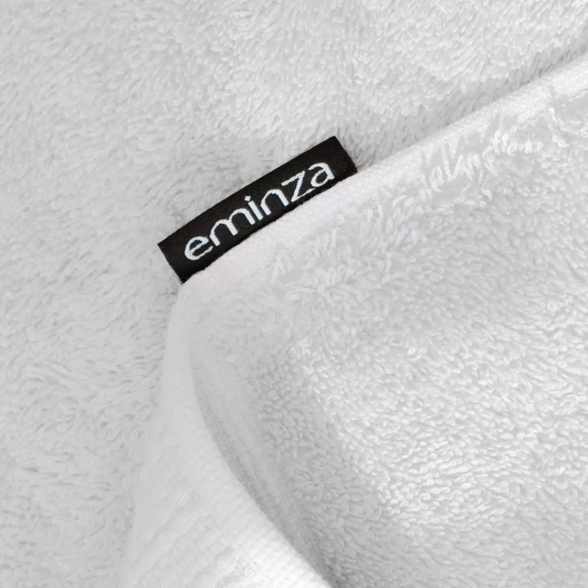 EMINZA Biancheria Bagno|Asciugamani Bagno-Asciugamano bagno cotone bio (30 x 50 cm) Méline chantilly