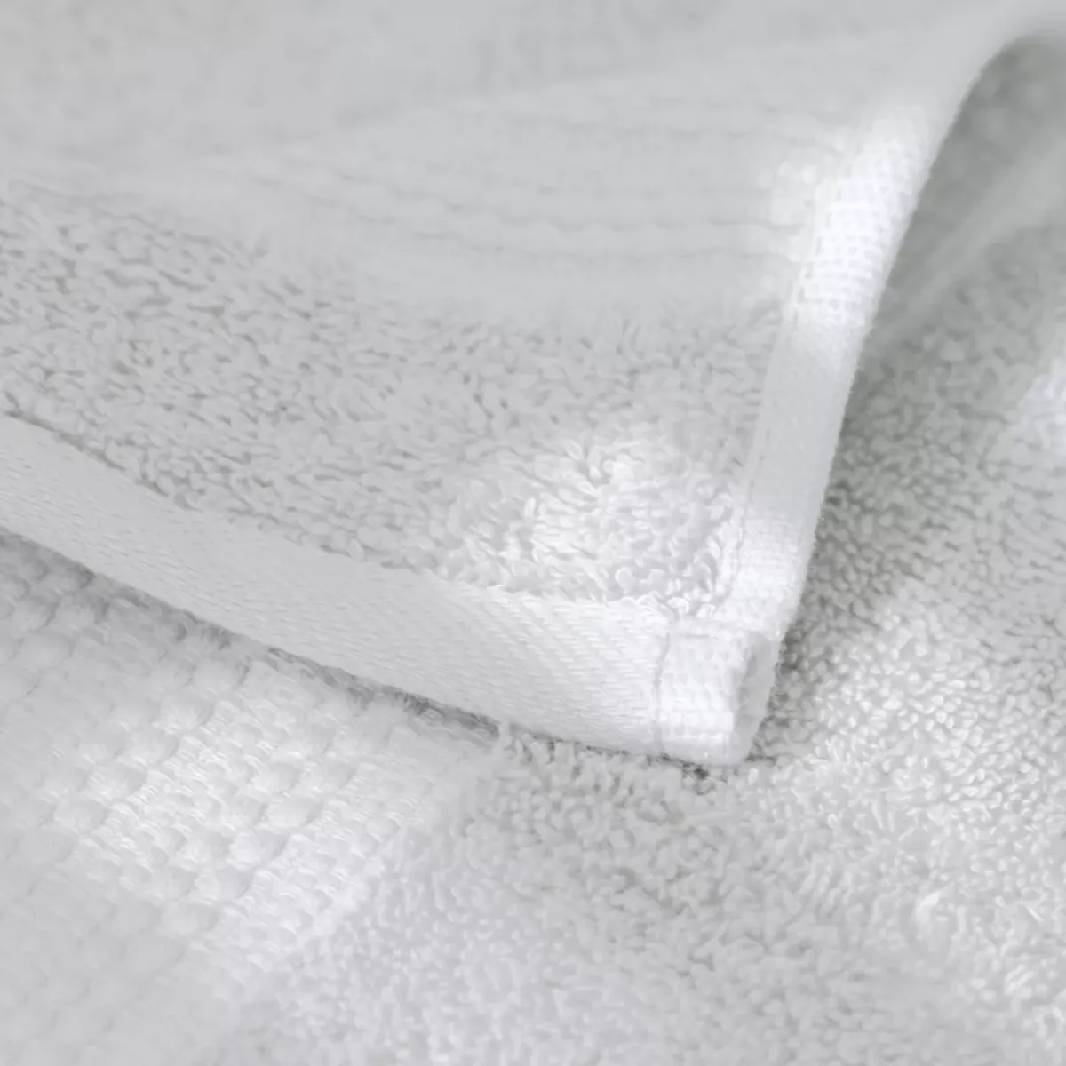 EMINZA Biancheria Bagno|Asciugamani Bagno-Asciugamano bagno cotone bio (30 x 50 cm) Méline chantilly
